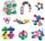 Tiny & mighty clixo - jeu de construction magnétique, flexible, durable & imaginatif - 9 pièces - dès 4 ans Bleu 4 - vertbaudet enfant 