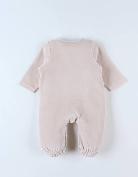Pyjama en velours - bali Beige 5 - vertbaudet enfant 