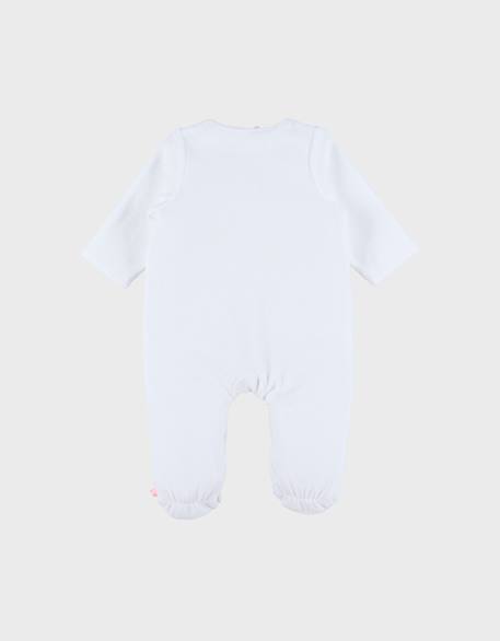Pyjama dors-bien en velours Blanc 3 - vertbaudet enfant 