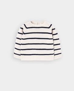 -Pull à rayures pour bébé