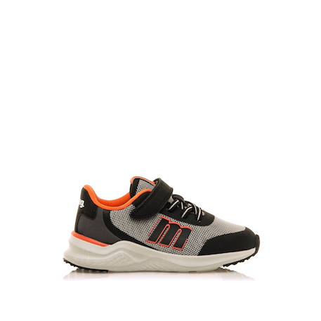 Sneakers garçon textile lacets- fermeture adhésive Blue+Noir-orange 6 - vertbaudet enfant 
