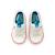 Sneakers garçon textile fermeture adhésive barefoot Blanc cassé+Bleon foncé+Bleu foncé+Bleu marine+Noir intense+Turquoise 2 - vertbaudet enfant 