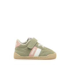 Chaussures-Chaussures bébé 17-26-Sneakers filles synthétique lacets- fermeture adhésive barefoot