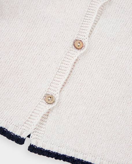 Pull pour bébé avec imprimé lettres Blanc 4 - vertbaudet enfant 