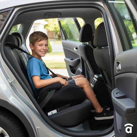 Siège auto i-size alzafix Gris+Noir 2 - vertbaudet enfant 