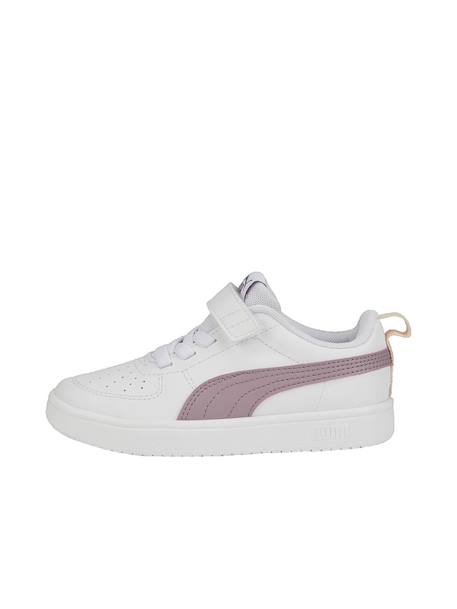Baskets fille rickie junior Blanc+Rose 3 - vertbaudet enfant 