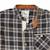 Chemise carreaux tartan    et   col mao  rimbaud Marron noir beige 2 - vertbaudet enfant 