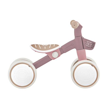 Porteur apprentissage bike eco  100% plastique recyclé, dès 12 mois Rose berry 4 - vertbaudet enfant 