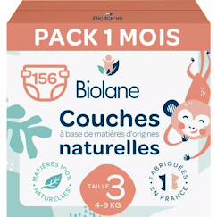 -Couches taille 3 (3 paquets - 156 couches)