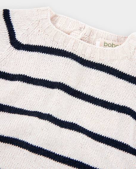 Pull à rayures pour bébé Blanc 4 - vertbaudet enfant 