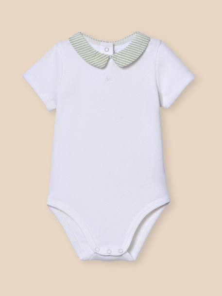 Bébé-Body col vichy en coton biologique