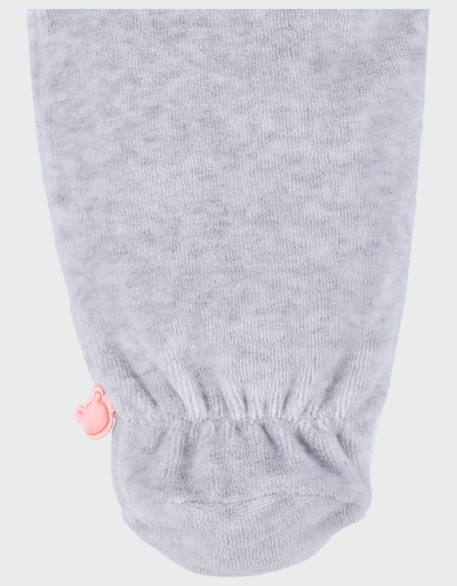 Pyjama dors-bien en velours chiné Gris 5 - vertbaudet enfant 