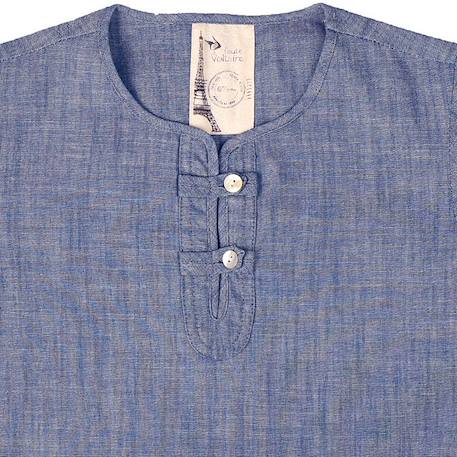 Chemise    intersaison  robinson Bleu foncé 2 - vertbaudet enfant 