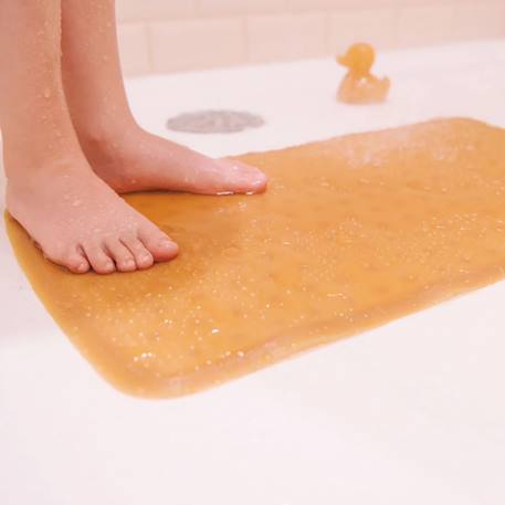 Tapis de bain antidérapant 55cm x 32cm en caoutchouc naturel Orange 2 - vertbaudet enfant 