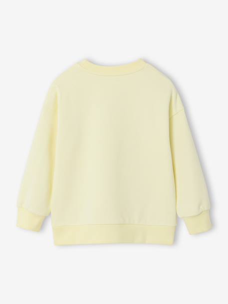 Sweat col rond manches longues jaune pâle+mangue+vert d'eau 4 - vertbaudet enfant 