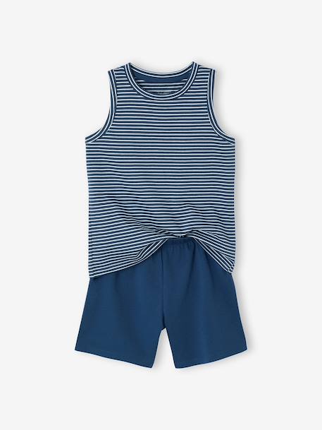 Lot 2 pyjashort garçon bleu 5 - vertbaudet enfant 