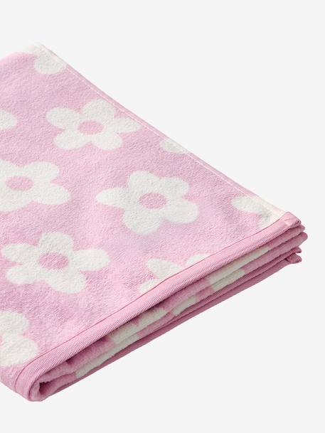 Serviette de bain / plage personnalisable, avec coton recyclé bleu imprimé+mauve+menthe+rayé bleu+rose imprimé 10 - vertbaudet enfant 