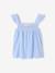 Pyjashort bretelle fille coton bleu ciel 2 - vertbaudet enfant 