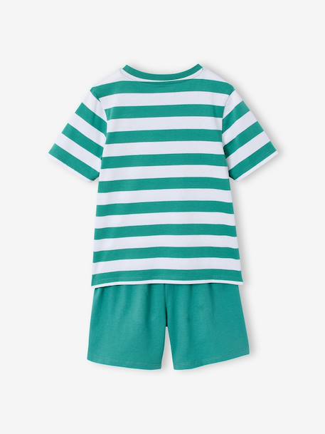 Lot 2 pyjashorts à rayures bleu 12 - vertbaudet enfant 