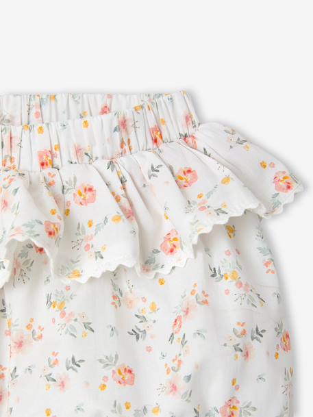 Lot 2 shorts bloomers bébé fille coton argile 5 - vertbaudet enfant 