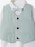 Ensemble chemise gilet nœud papillon bébé vert sauge 7 - vertbaudet enfant 