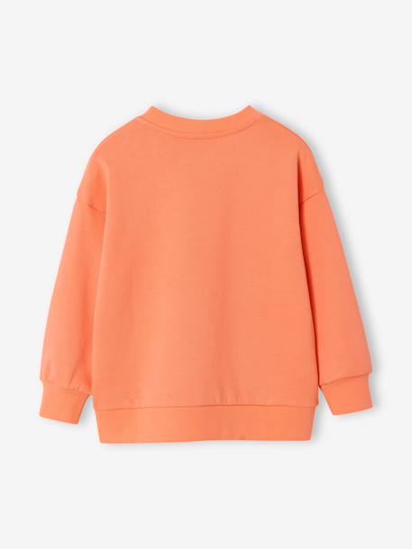 Sweat col rond manches longues jaune pâle+mangue+vert d'eau 12 - vertbaudet enfant 