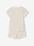 Lot de 2 pyjashort fleurs côtelés écru 10 - vertbaudet enfant 
