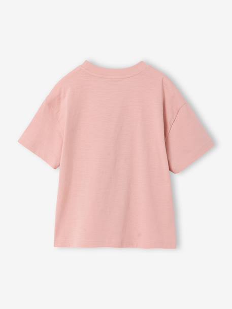 T-shirt manches courtes vieux rose 3 - vertbaudet enfant 
