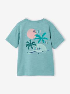 -T-shirt garçon maxi motif dos 