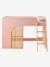 Lit mezzanine enfant avec rangement Playful blanc+rose+vert 20 - vertbaudet enfant 
