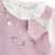 Ensemble salopette bébé en molleton et t-shirt miss chatchatchat Rose 4 - vertbaudet enfant 