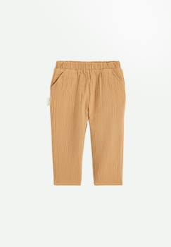 Bébé-Pantalon, jean-Pantalon enfant en gaze de coton baroudeur
