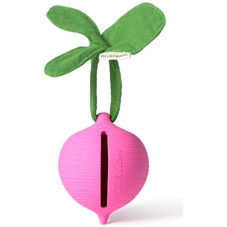 Range sucette ramona le radis Rose, vert 1 - vertbaudet enfant 