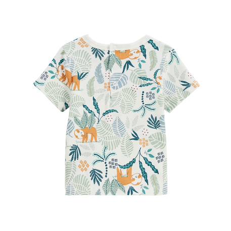 Ensemble salopette bébé en gaze de coton et t-shirt baroudeur Marron 6 - vertbaudet enfant 