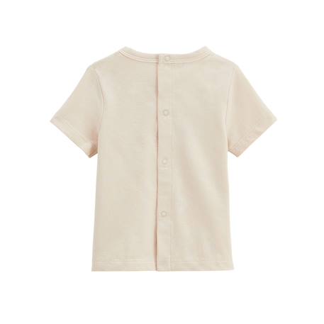 Ensemble bébé t-shirt et short en gaze de coton mini rêve Beige 5 - vertbaudet enfant 