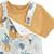 Ensemble salopette bébé et t-shirt baroudeur Ecru 4 - vertbaudet enfant 