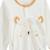 Pyjama bébé en velours ouverture pont mini rêve Ecru 4 - vertbaudet enfant 