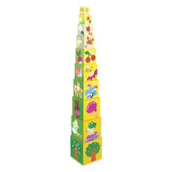 Jouet-Premier âge-Pyramide à empiler les 4 saisons