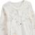 Pyjama bébé en velours ouverture pont badian Ecru 4 - vertbaudet enfant 