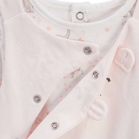 Ensemble salopette bébé et t-shirt badian Rose 4 - vertbaudet enfant 