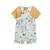Ensemble salopette bébé et t-shirt baroudeur Ecru 3 - vertbaudet enfant 