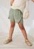 Short enfant en gaze de coton anaelle Kaki 1 - vertbaudet enfant 