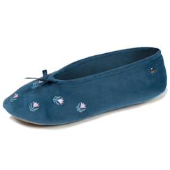 -Chaussons ballerines ultra confortables, semelle en cuir, détail grand nœud