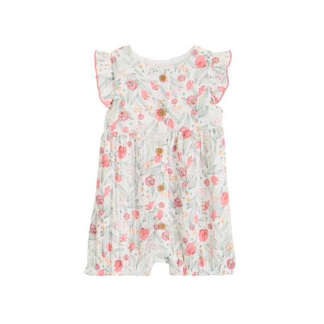 Barboteuse bébé en gaze de coton anaelle Rose 2 - vertbaudet enfant 