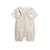Ensemble salopette bébé en gaze de coton et t-shirt eden Beige 3 - vertbaudet enfant 