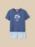 Pyja-short garçon - coton biologique Bleu 1 - vertbaudet enfant 