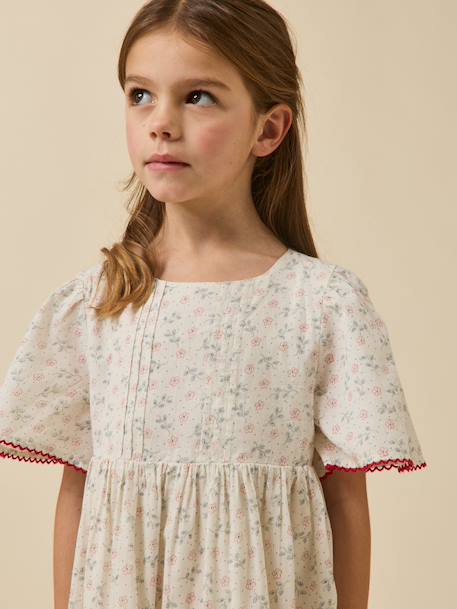 Robe  imprimé lily Imprimé  lily 3 - vertbaudet enfant 