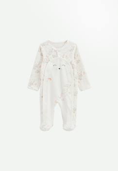 Bébé-Pyjama, surpyjama-Pyjama bébé en velours ouverture pont badian