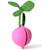 Range sucette ramona le radis Rose, vert 3 - vertbaudet enfant 