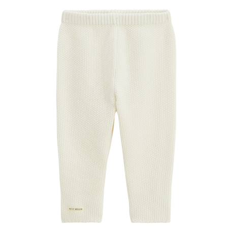 Ensemble bébé gilet et pantalon en tricot colette Ecru 5 - vertbaudet enfant 